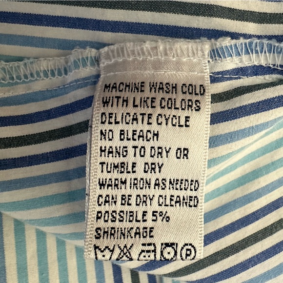 Lilly Pulitzer White Label Striped Button Down Top - Picture 13 of 14